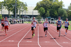 Mens under-20s 100 metres, 2019 North Eastern Track and Field Champs., Middlesbrough. Photo:  David T. Hewitson/Sports for All Pics
